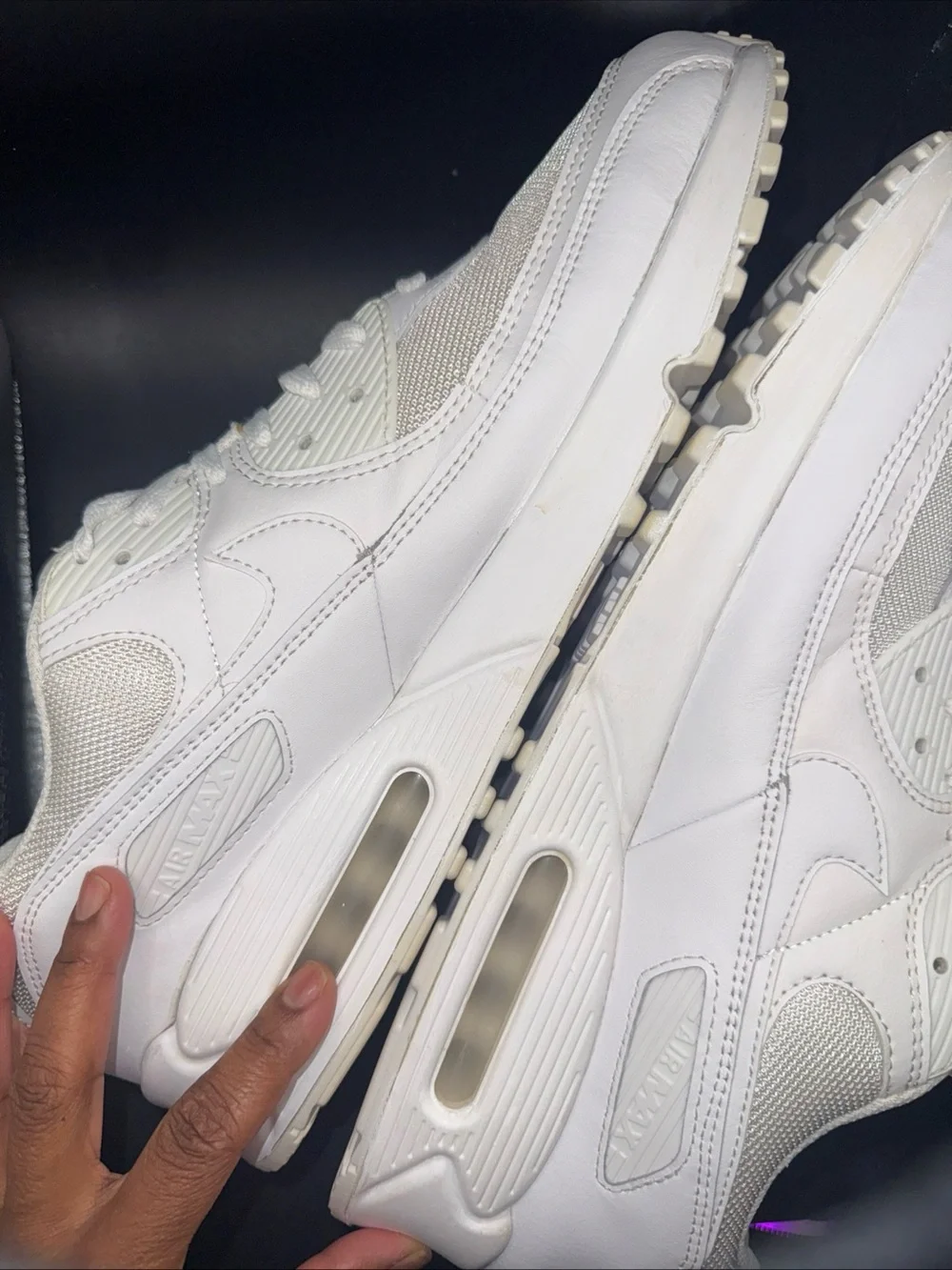 Size 15 - Nike Air Max 90 Triple White 2020, CN8490-100, Clean, No Box, Good